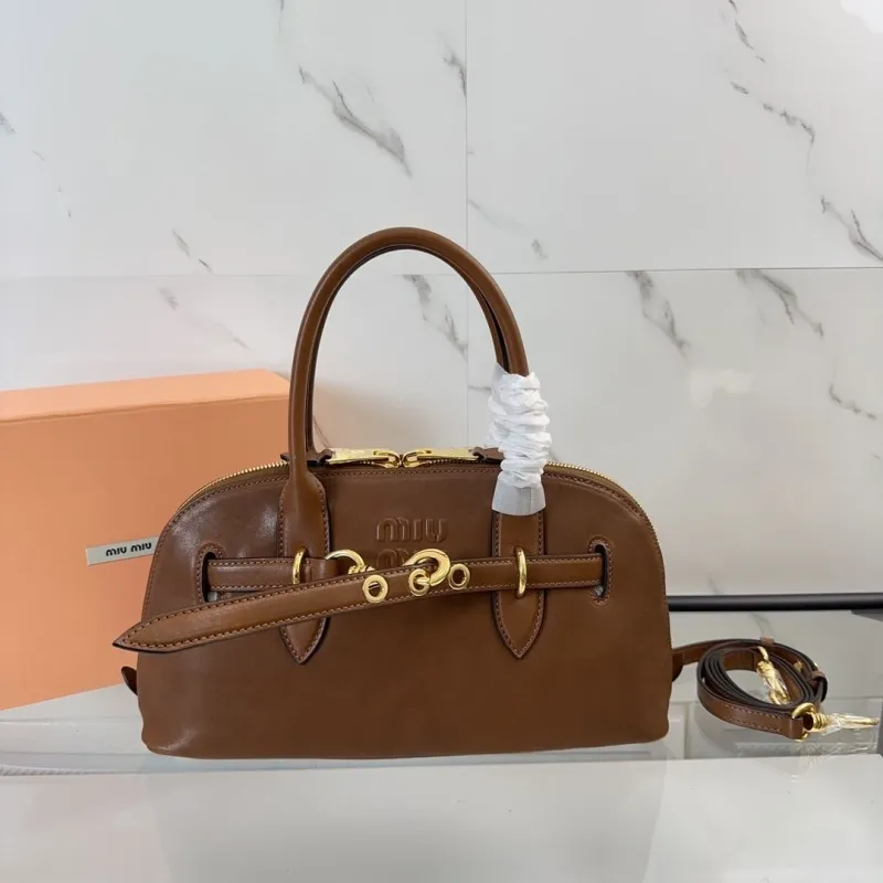 Miu Miu Brown Top Handle Bag 452