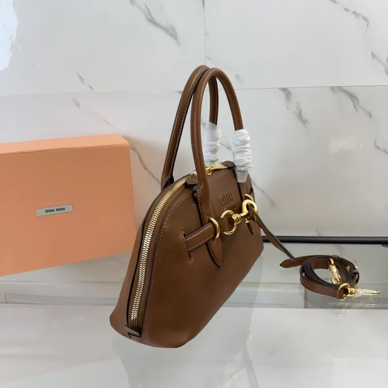 Miu Miu Brown Top Handle Bag 452 - Image 3