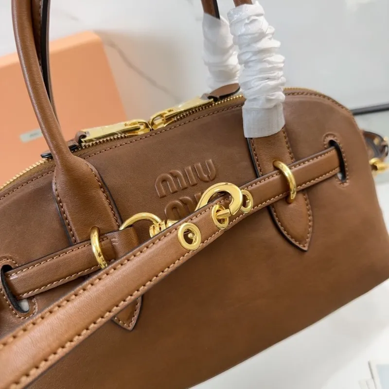 Miu Miu Brown Top Handle Bag 452 - Image 4