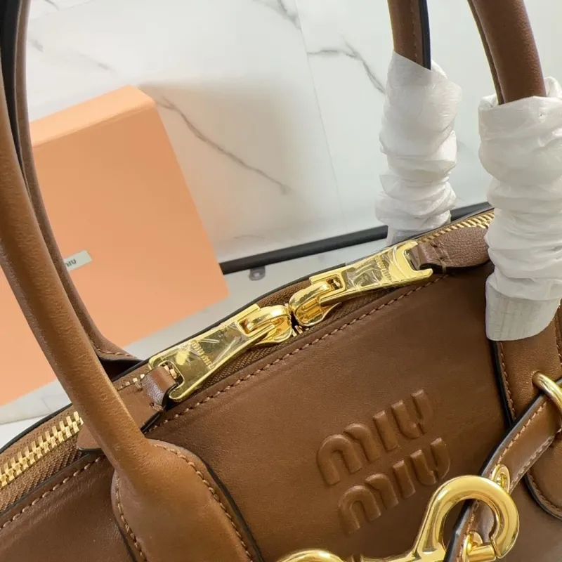 Miu Miu Brown Top Handle Bag 452 - Image 5