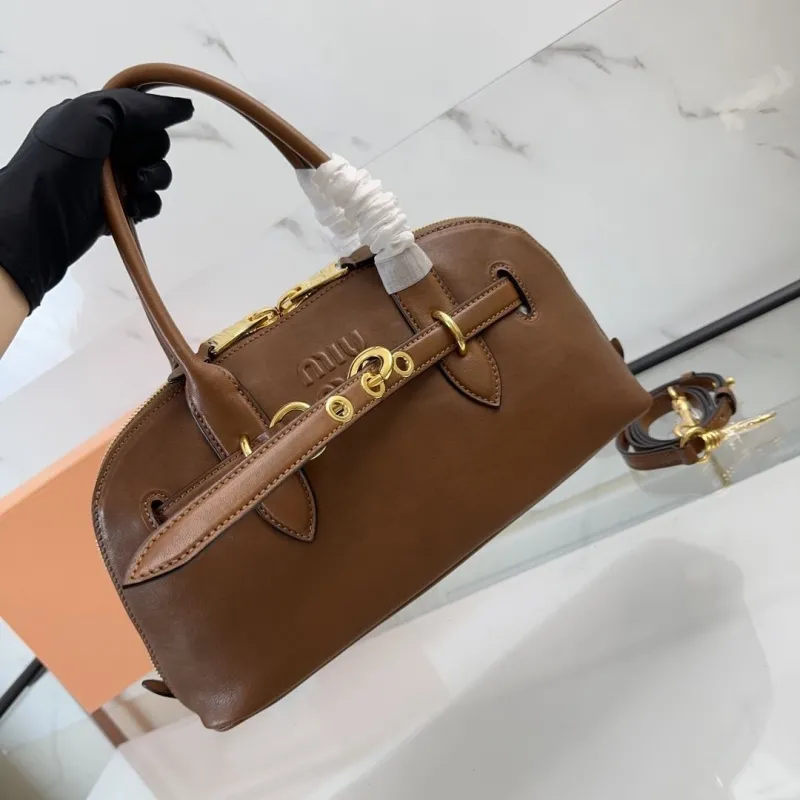 Miu Miu Brown Top Handle Bag 452 - Image 6