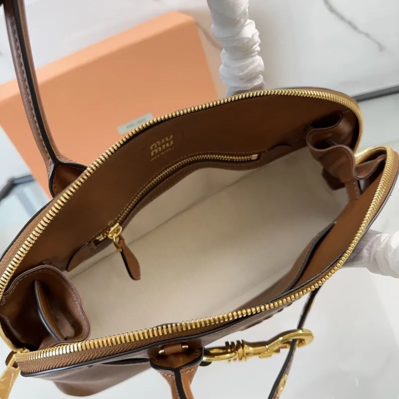 Miu Miu Brown Top Handle Bag 452 - Image 7