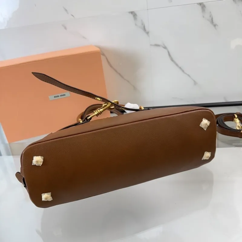 Miu Miu Brown Top Handle Bag 452 - Image 9