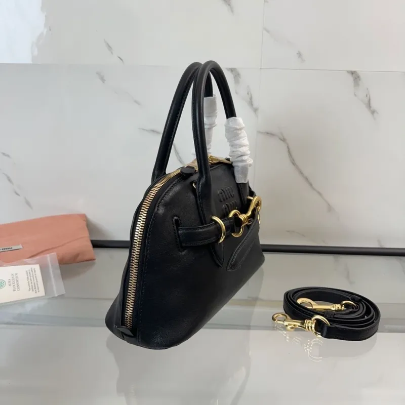 Miu Miu Black Top Handle Bag 455 - Image 3