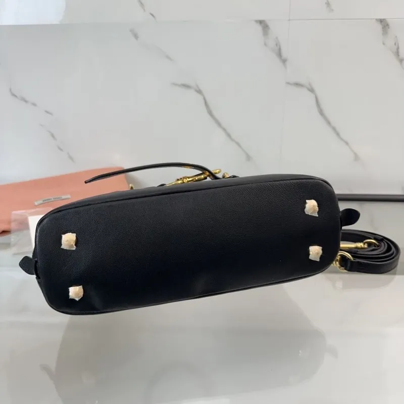 Miu Miu Black Top Handle Bag 455 - Image 5