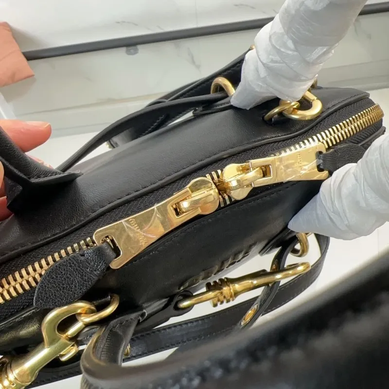 Miu Miu Black Top Handle Bag 455 - Image 7