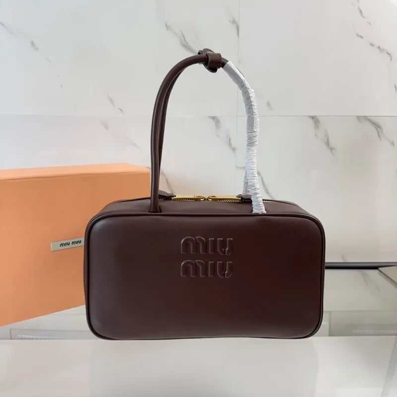 Miu Miu Brown Top Handle Bag 461