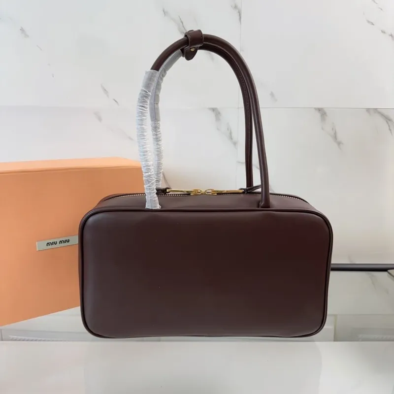 Alternative view of Miu Miu Brown Top Handle Bag 461