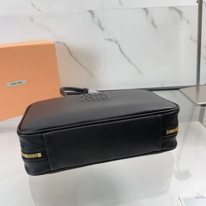 Miu Miu Black Top Handle Bag 462 - Image 6