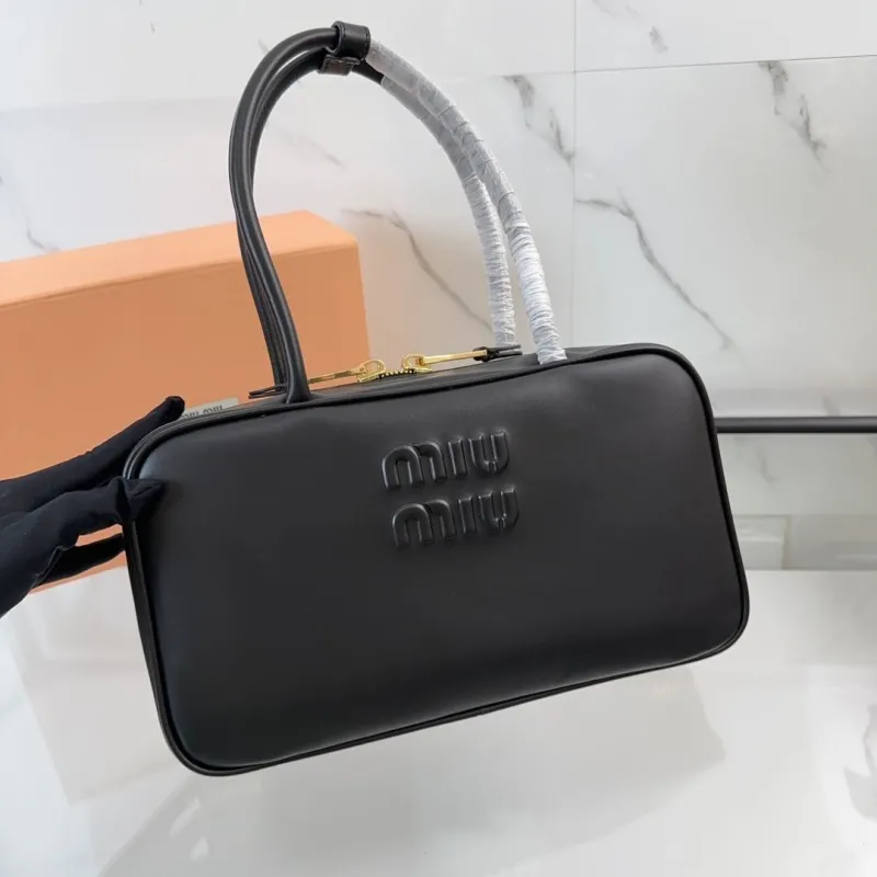 Miu Miu Black Top Handle Bag 462 - Image 7