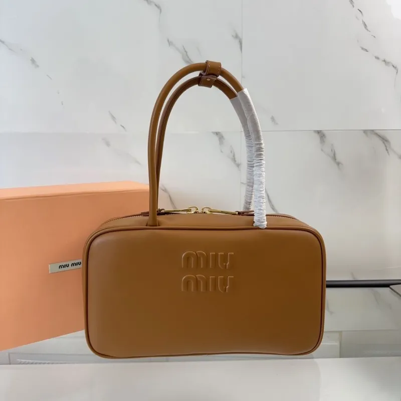 Miu Miu Brown Top Handle Bag 463