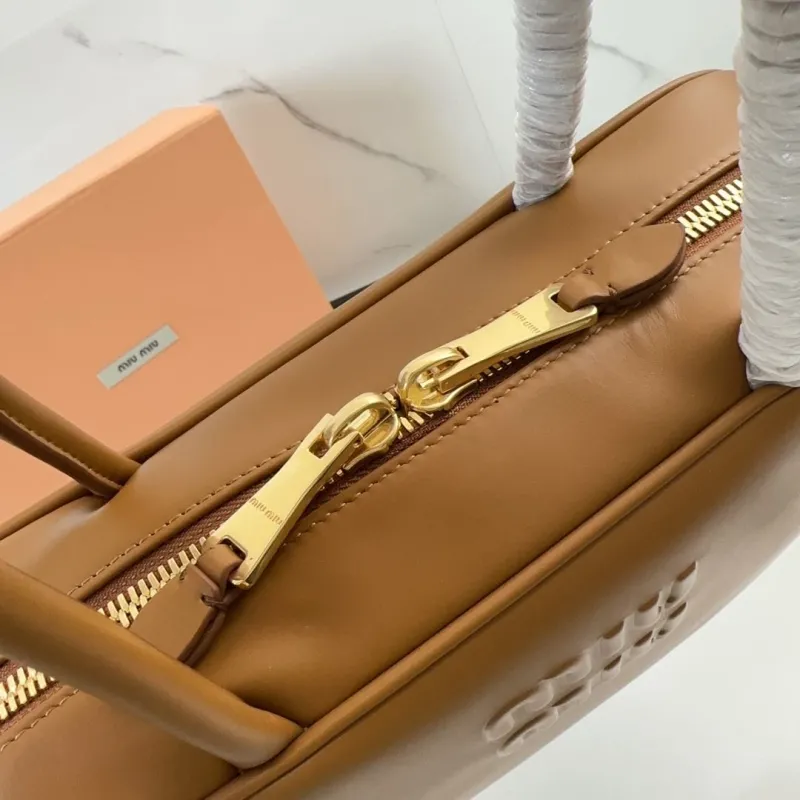 Miu Miu Brown Top Handle Bag 463 - Image 5