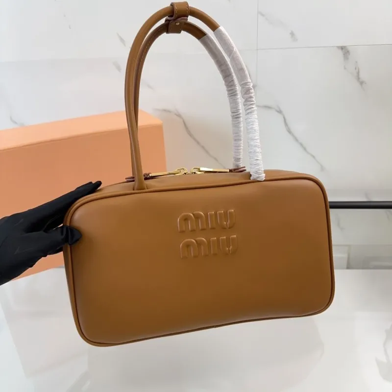 Miu Miu Brown Top Handle Bag 463 - Image 7