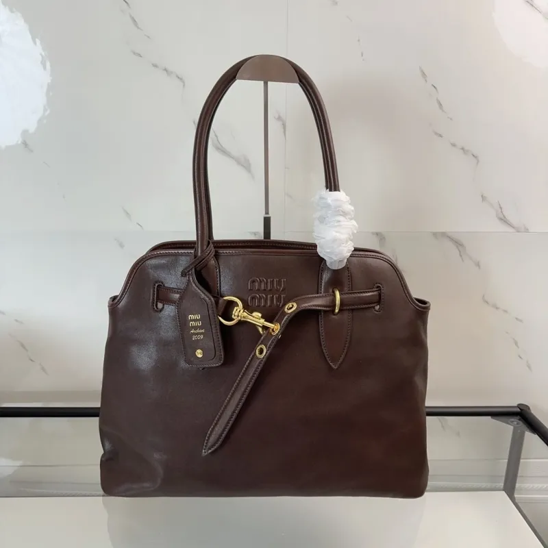 Miu Miu Brown Top Handle Bag 473
