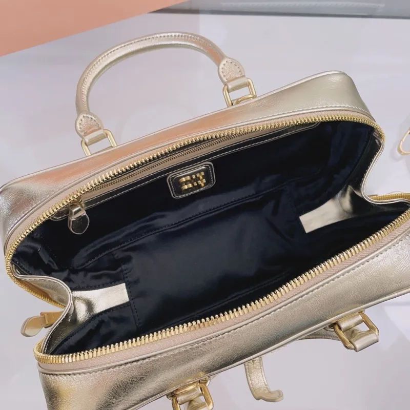 Miu Miu Gold Top Handle Crossbody Bag 474 - Image 8