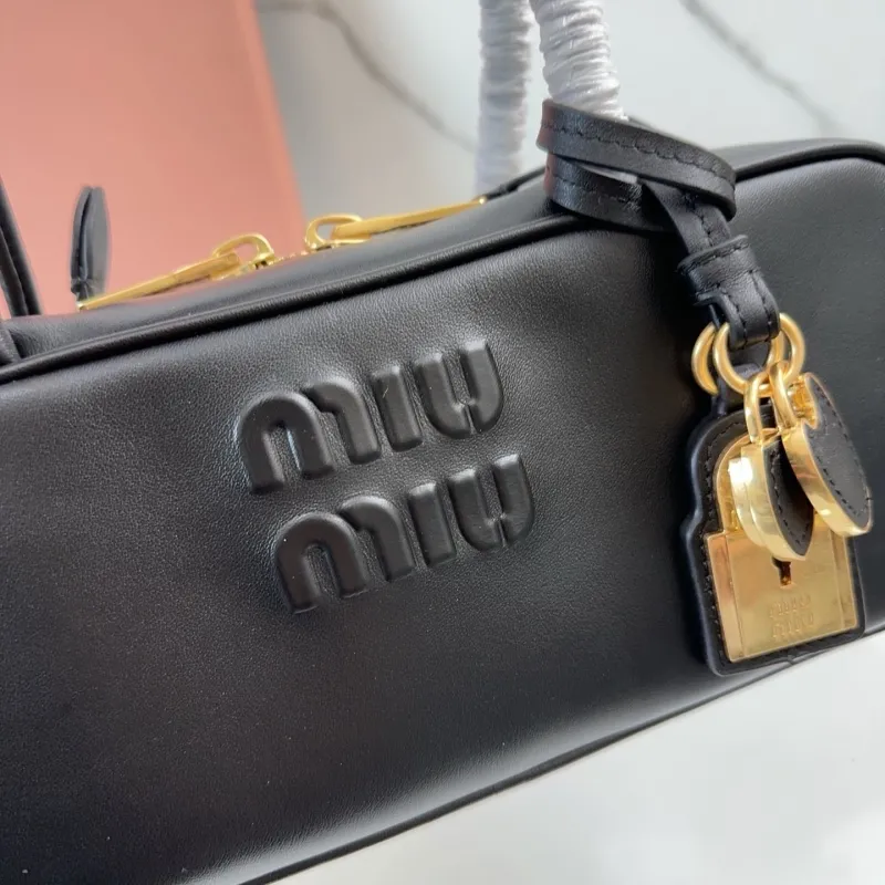 Miu Miu Black Top Handle Bag 488 - Image 4