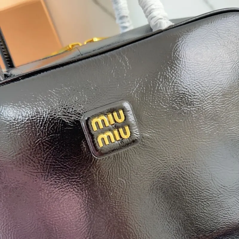 Miu Miu Black Top Handle Bag 491 - Image 4
