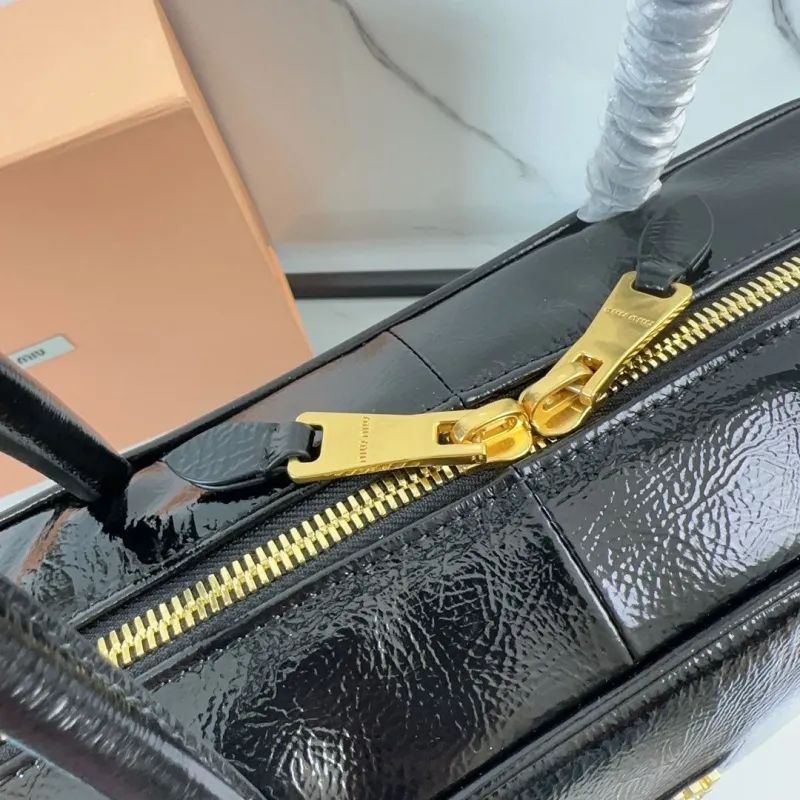 Miu Miu Black Top Handle Bag 491 - Image 5