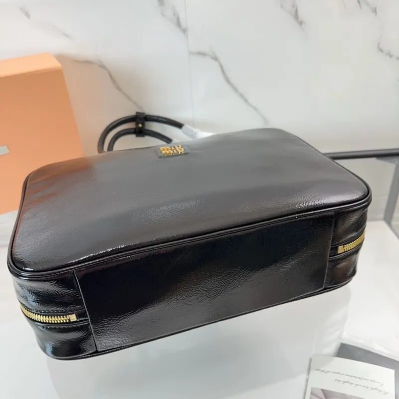 Miu Miu Black Top Handle Bag 491 - Image 6