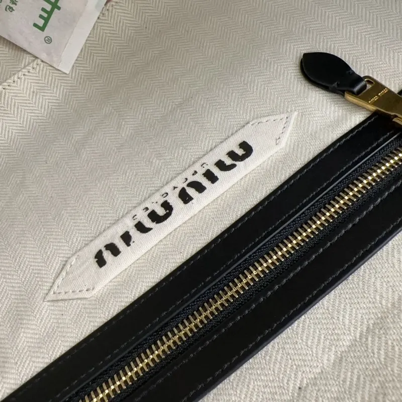 Miu Miu Black Patchwork Top Handle Bag 493 - Image 9