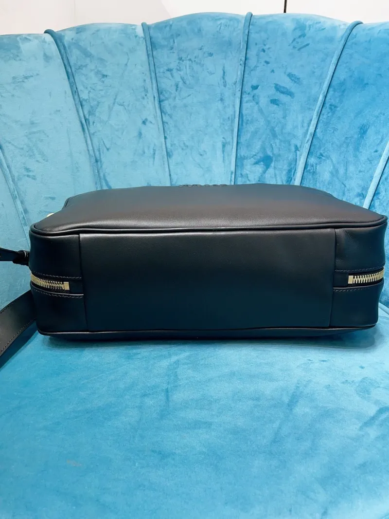 Miu Miu Black Leather Top Handle Bag - Image 4