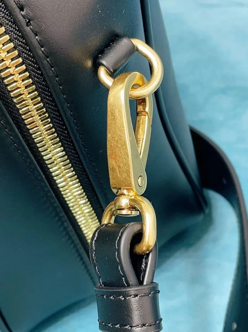 Miu Miu Black Leather Top Handle Bag - Image 5
