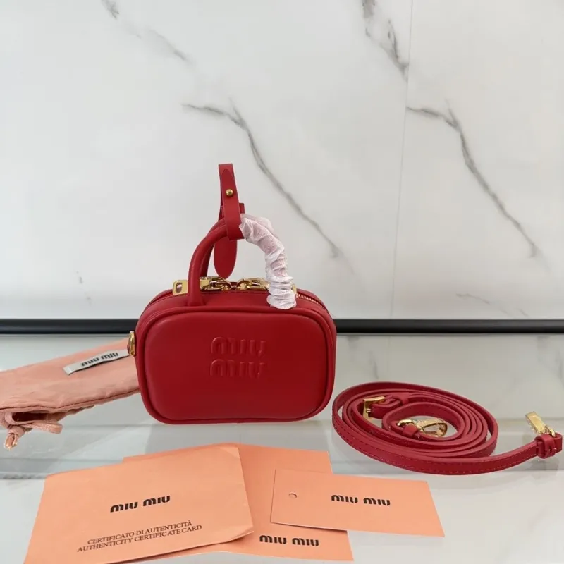 Miu Miu Red Top Handle Bag 501