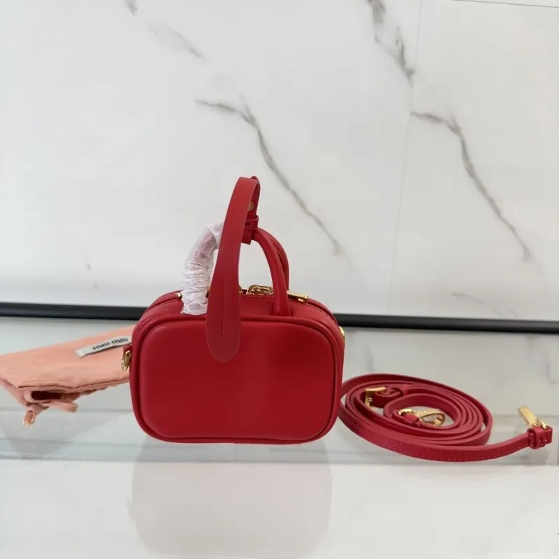 Alternative view of Miu Miu Red Top Handle Bag 501