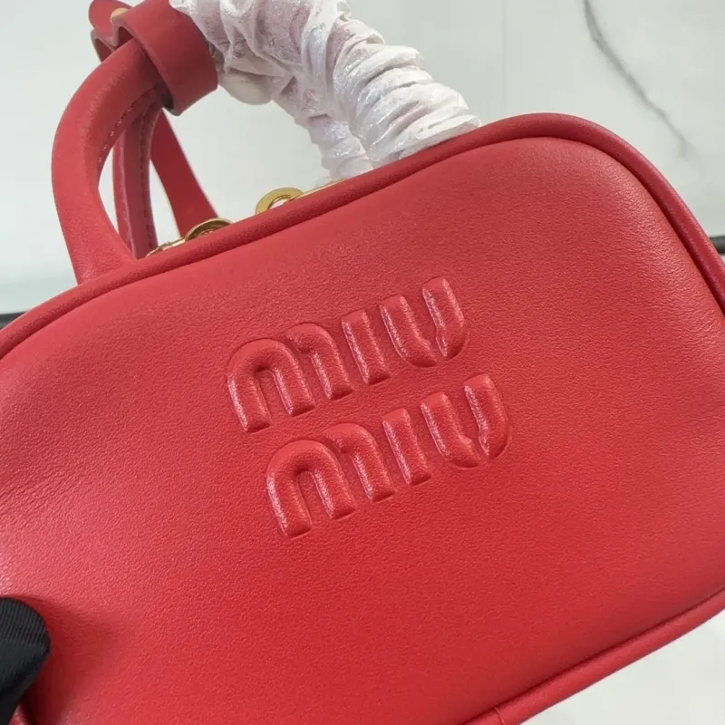 Miu Miu Red Top Handle Bag 501 - Image 4