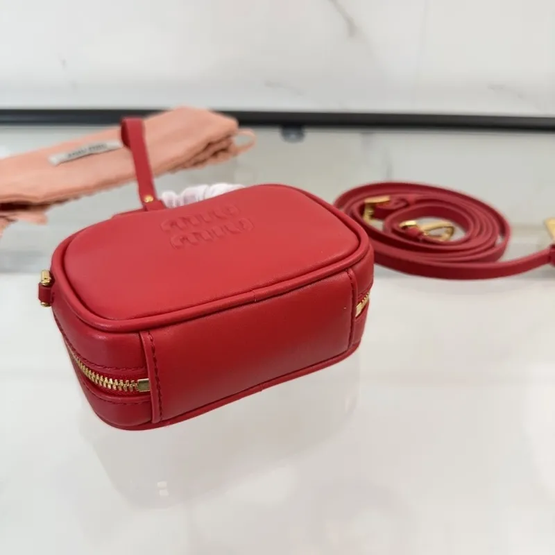 Miu Miu Red Top Handle Bag 501 - Image 5