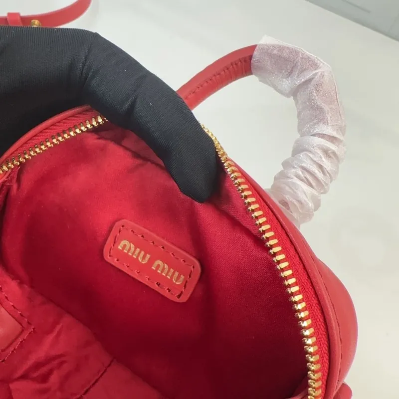 Miu Miu Red Top Handle Bag 501 - Image 7