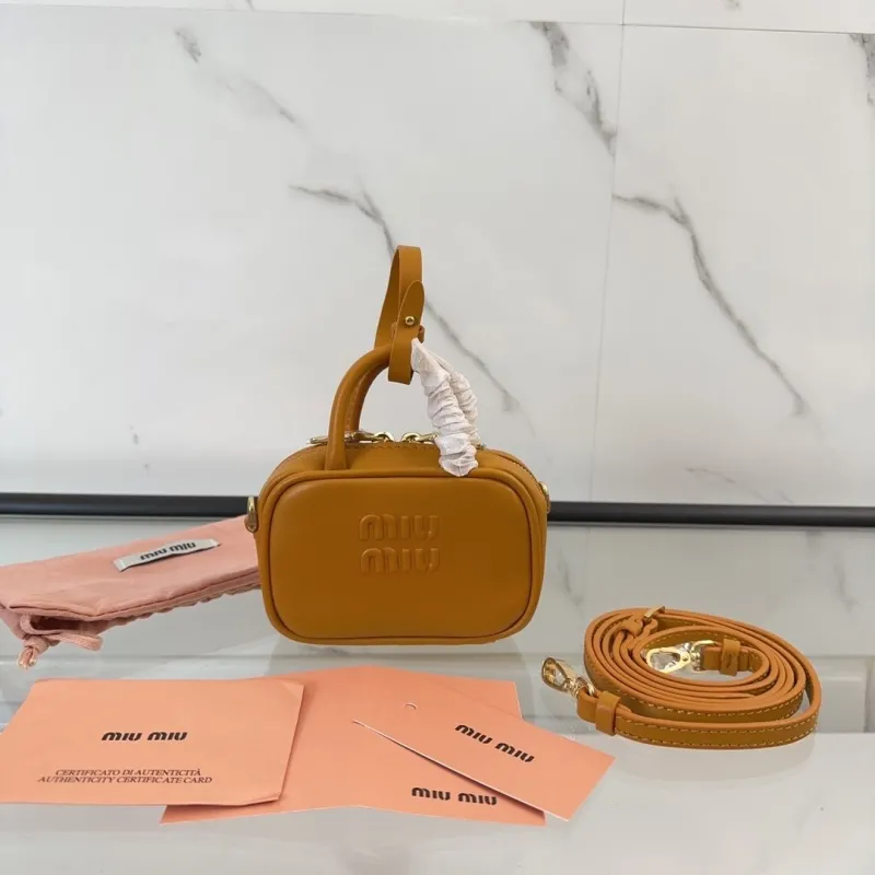 Miu Miu Tan Top Handle Bag 503
