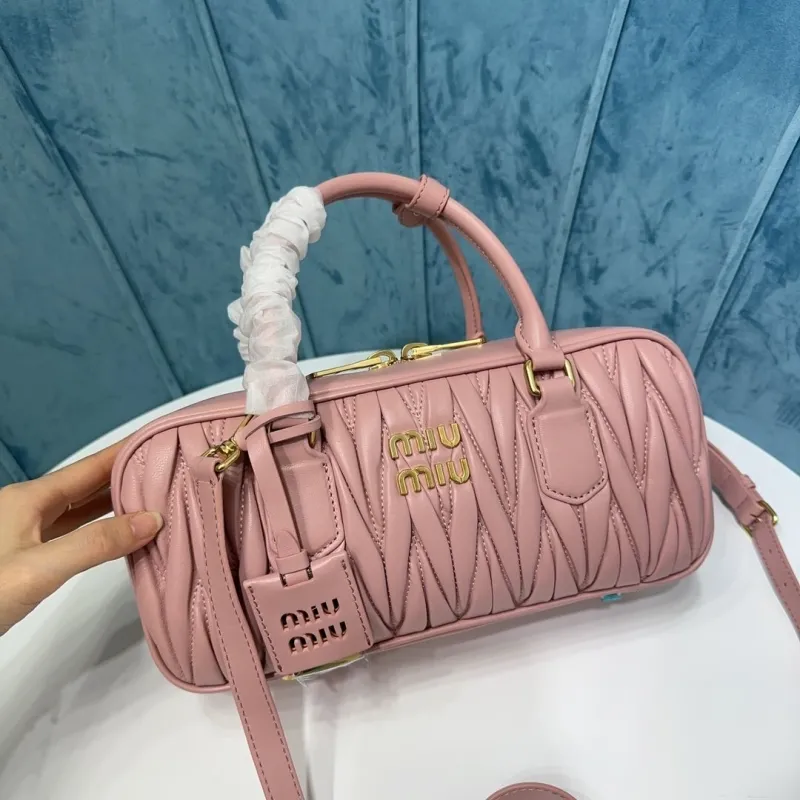 MIU MIU Pink Top Handle Bag 506 - Image 5