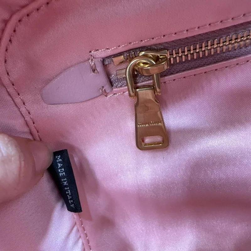 MIU MIU Pink Top Handle Bag 506 - Image 9