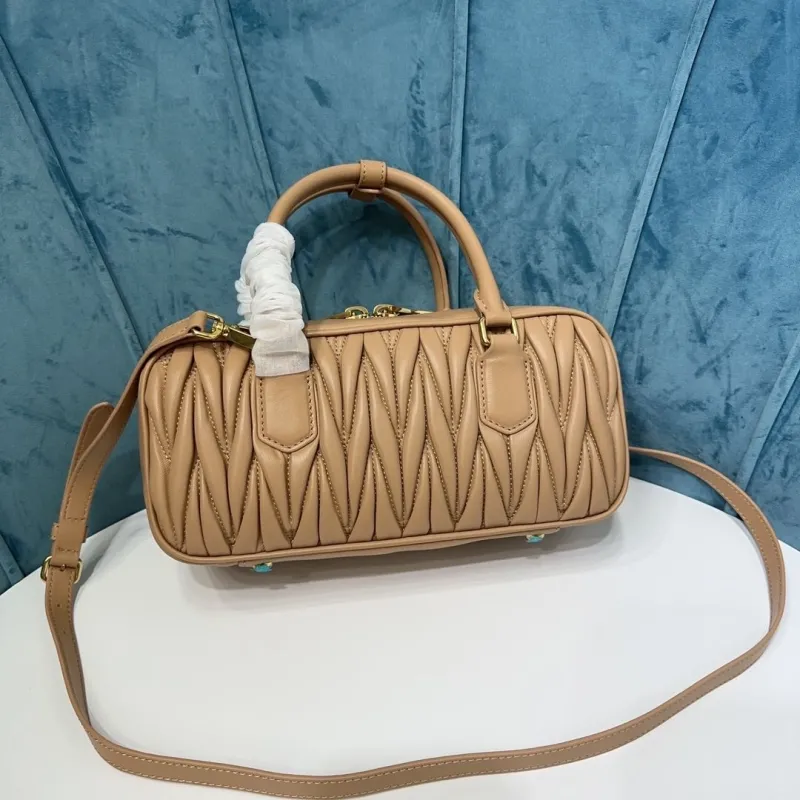Alternative view of MIU MIU Beige Matelasse Top Handle Bag 507