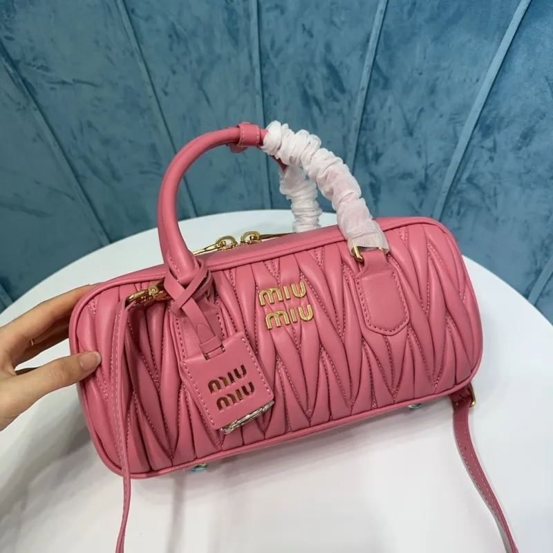 MIU MIU Pink Top Handle Bag 508 - Image 5