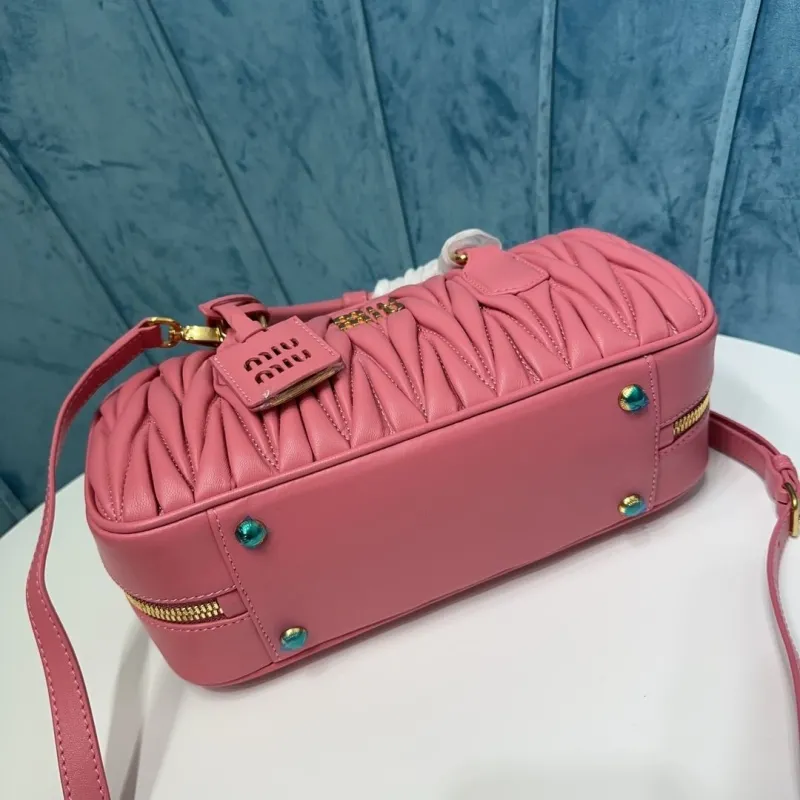 MIU MIU Pink Top Handle Bag 508 - Image 6