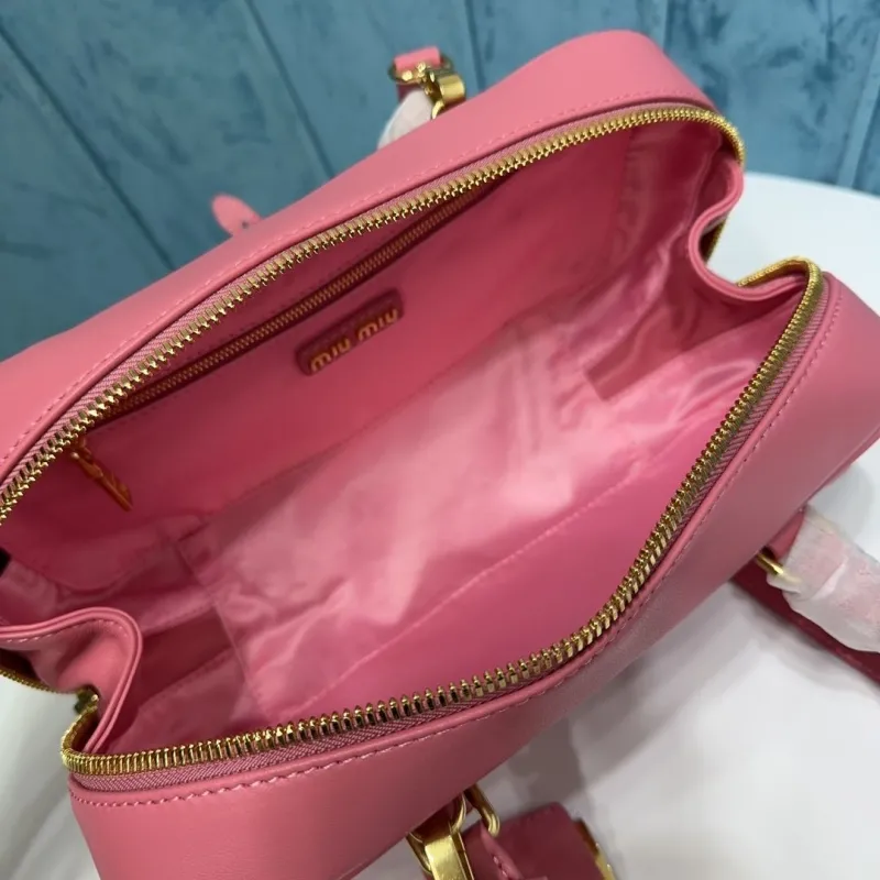 MIU MIU Pink Top Handle Bag 508 - Image 7