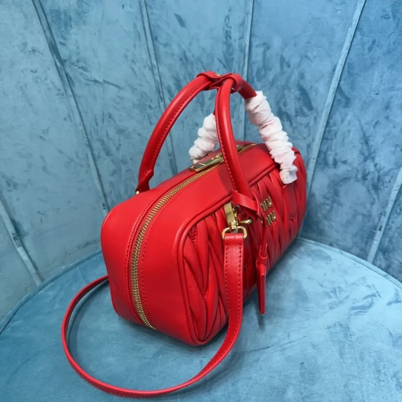 Miu Miu Red Top Handle Bag 509 - Image 3