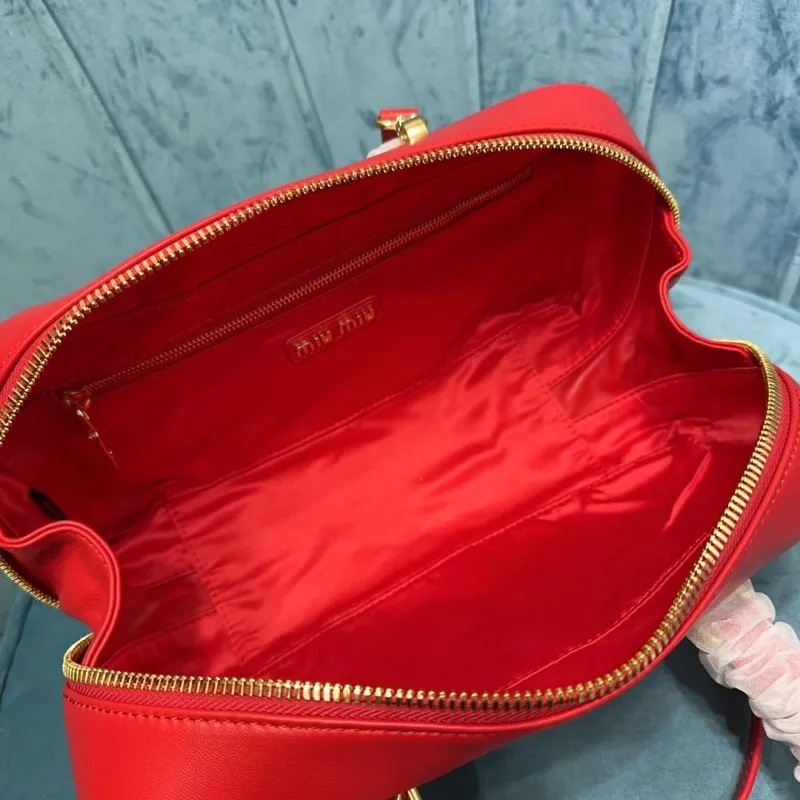 Miu Miu Red Top Handle Bag 509 - Image 7