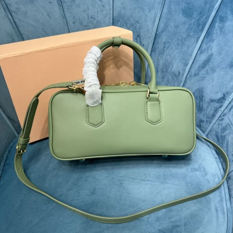 Alternative view of Miu Miu Sage Green Top Handle Crossbody Bag 515