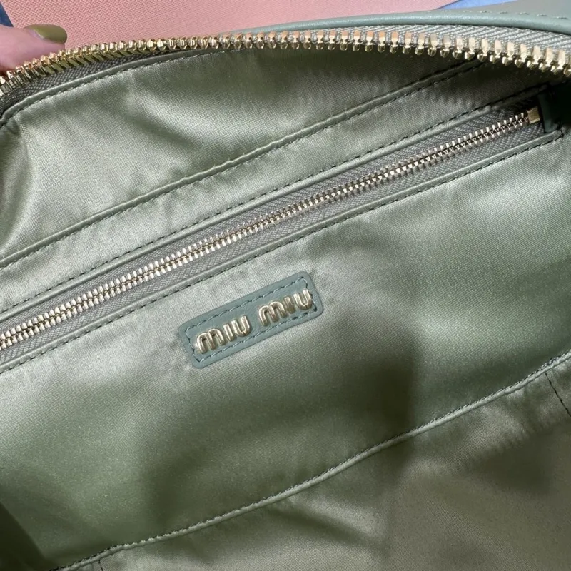 Miu Miu Sage Green Top Handle Crossbody Bag 515 - Image 7