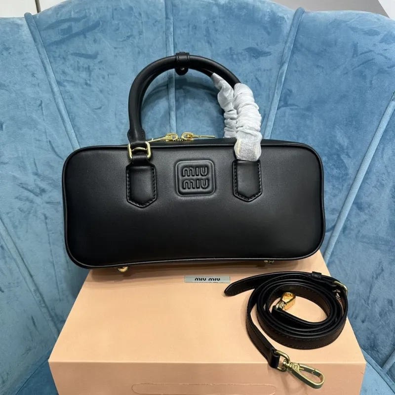 Miu Miu Black Top Handle Bag 516