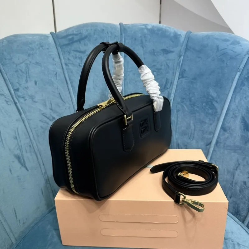 Miu Miu Black Top Handle Bag 516 - Image 3