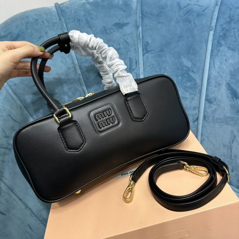 Miu Miu Black Top Handle Bag 516 - Image 5