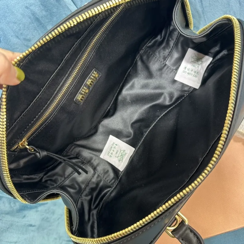 Miu Miu Black Top Handle Bag 516 - Image 8