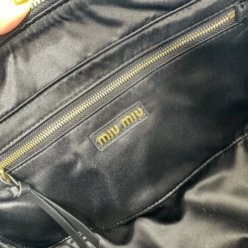 Miu Miu Black Top Handle Bag 516 - Image 9