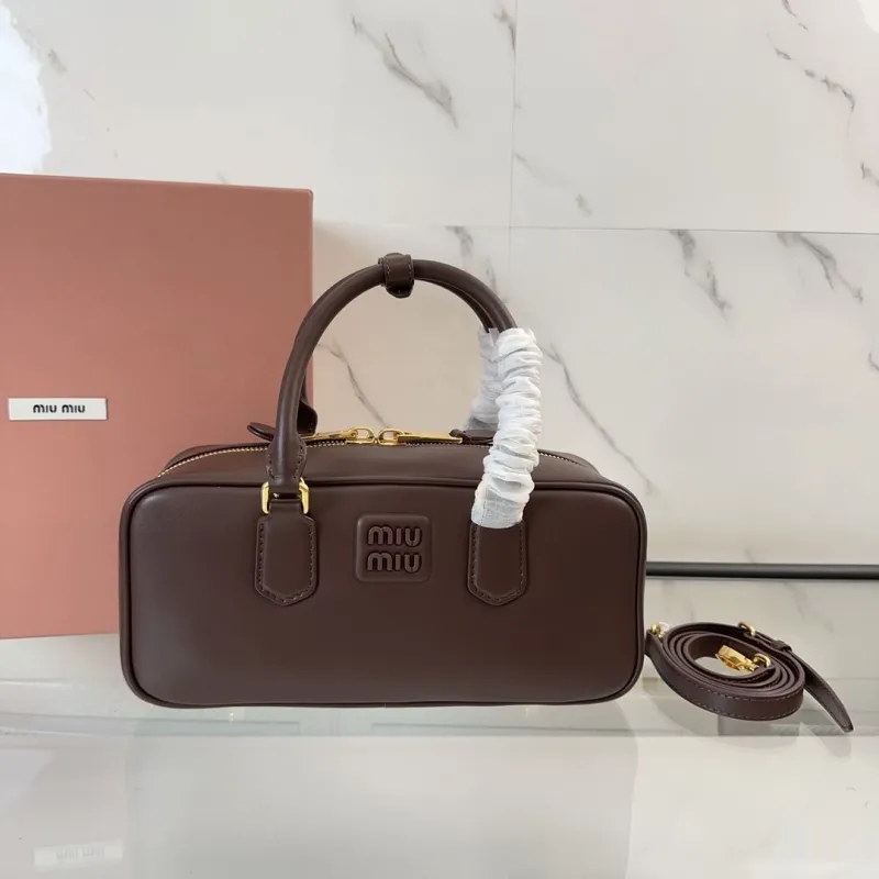 Miu Miu Brown Top Handle Bag 517