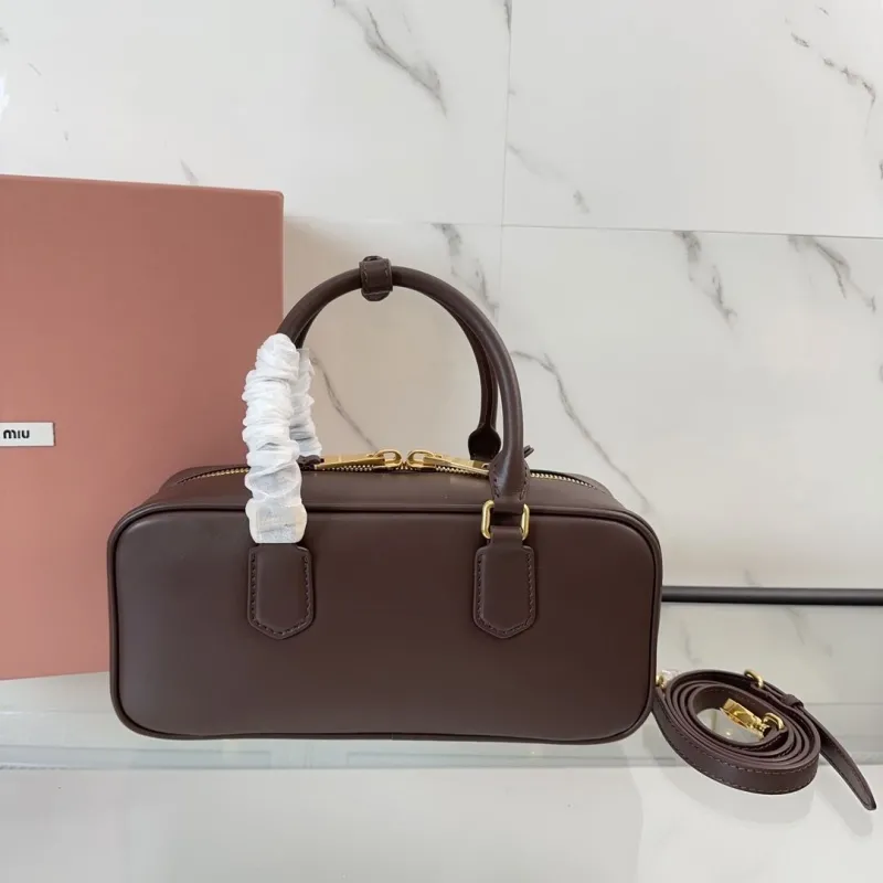 Alternative view of Miu Miu Brown Top Handle Bag 517