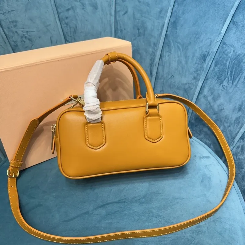 Alternative view of Miu Miu Yellow Top Handle Crossbody Bag 522